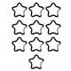 thumbnail image 2 of 10 Mosquetones En Forma De Estrella De Cinco Puntas Para Botellas De Agua, Mochilas, Pesca, Color Negro, 2 of 3