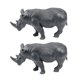 thumbnail image 3 of Animales Salvajes En Miniatura Para Ni?os, Accesorios Para Contar Historias, Modelo De Rinoceronte De Juguete, 3 of 5