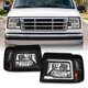 thumbnail image 1 of Faros AKKON para Ford Bronco/F150 1992‑1996 LED negro, 1 of 7