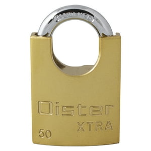 Oister - Candado Xtra Con Hombro 50Mm Fierro Bronceado Bt