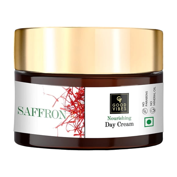 Crema de Día Good Vibes 50 g Nutritiva con Azafrán