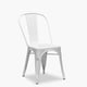 thumbnail image 3 of Silla Diseño Tolix Asiento Metal Blanco, 3 of 7