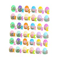 Magideal - Huevos De Pascua Precargados, Rellenos De Cestas De Pascua Con Miniconejitos, Regalos De Pascua Para El Aula, Premio, Juego De Patio, Búsqueda De Huev 36 Piezas