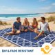 thumbnail image 3 of Alfombra Garvee 152x244 cm Impermeable para Exterior Azul, 3 of 9
