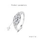 thumbnail image 2 of Anillos de Compromiso Solitario de Moissanita de 3 Quilates para Mujer Color D VVS1 Anillo Marquesa de Moissanita Anillo de Aniversario y Boda de Plata Esterlina 925 Talla 5-9 ﻿, 2 of 9