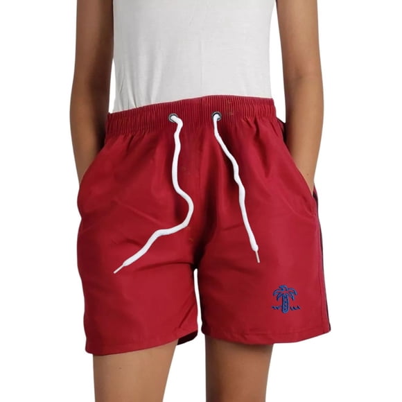 Traje De Baño Niño Forro Malla Colores Liso palmera 9010