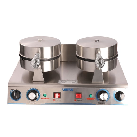 Ventus Wafflera Eléctrica 2 Platos VWE-2S