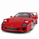 thumbnail image 2 of Auto RC RASTAR Ferrari F40 a escala 1/14 con control de luces, 2 of 6