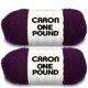 thumbnail image 1 of Hilo Caron One Pound Violeta Profundo 908g Acrílico Grosor Medio, 1 of 8