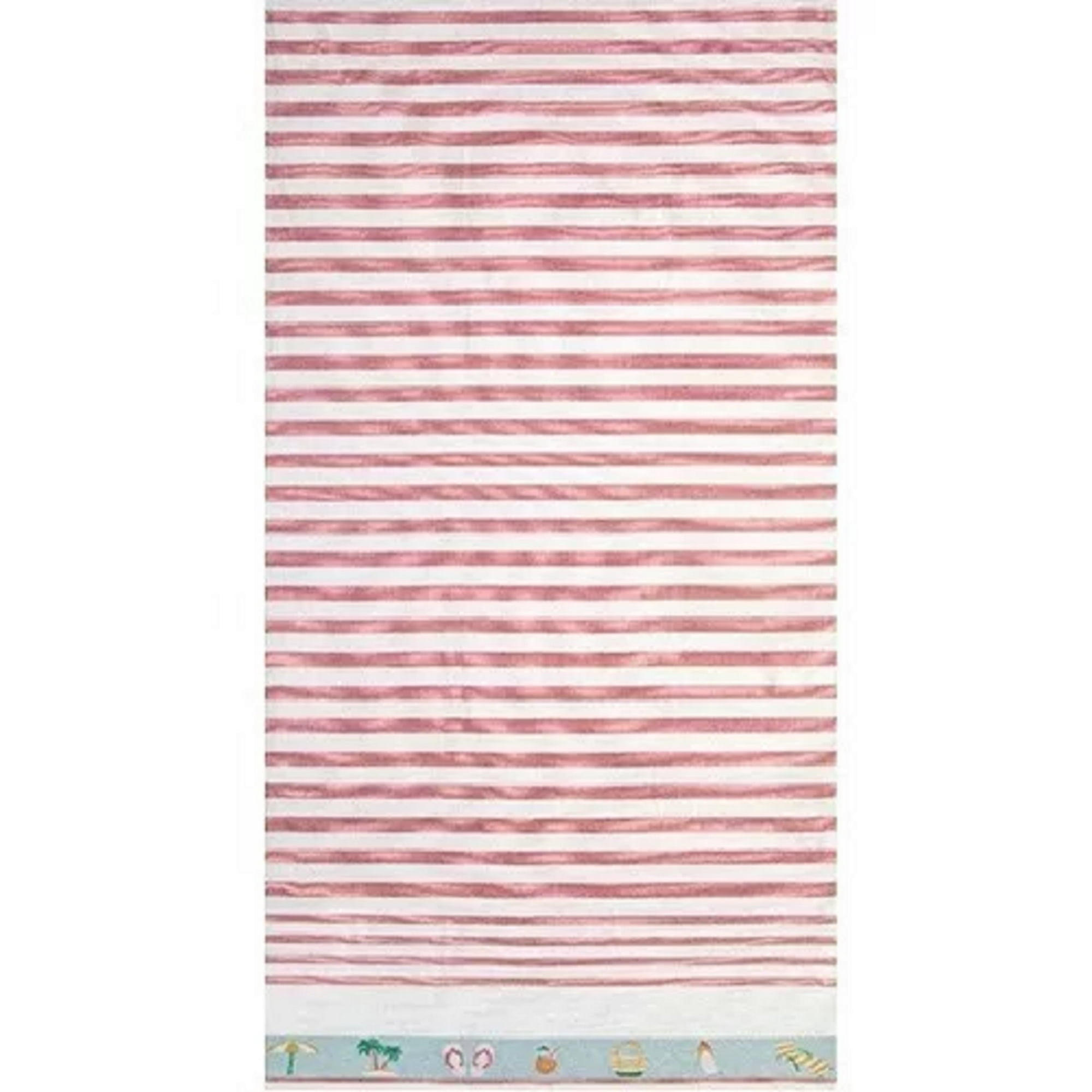 Topdeco - Toalla De Playa 100% Algodon 90 X 180 Cm, 400 Gsm