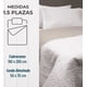 thumbnail image 2 of Cubrecama quilt reversible 1.5 plaza 180x260, 2 of 3