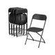 thumbnail image 1 of 5 Piezas Silla Plegable Silla De Oficina En Casa Negro, 1 of 2