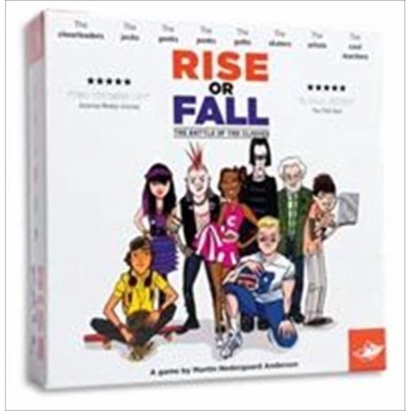 Juego de mesa Foxmind Rise or Fall: juego de cartas