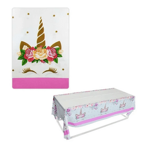 Genérico - Mantel Plástico Unicornio Decoración