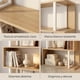 thumbnail image 4 of Organizador Repisa Estante Living Librero 70x24x159cm Color Marrón Claro, 4 of 8