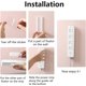 thumbnail image 2 of 4 Pcs Autoadhesivo Desktop Socket Fixer, Power Strip Fixato, Adhesive Punch Free Socket Holder Cable Managehombrest, Desktop Mountable Plug-in Socket Fixer Bestanteríaet Stand, 2 of 7