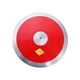 thumbnail image 5 of Discó de Lanzamiento Deportivo para Atletismo Disco de Práctica Resistente Núcleo Sólido de Acero Cobertura de Nailon Fácil Agarre para Ejercicios Fís rojo, 5 of 5