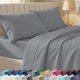 thumbnail image 1 of Juego de sábanas California Design Den Queen gris pizarra, 1 of 8