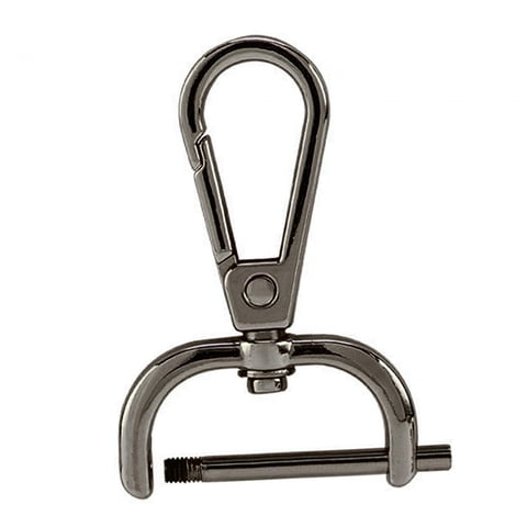 Bothyi - Ganchos Giratorios De Repuesto Para Manualidades, Clips De Gatillo, Cierres De Langosta Giratorios, 25Mm, Color Negro