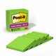 thumbnail image 1 of Sticky Notes Post-it Super Sticky, 3 x 3 pulgadas, verde lima, 5 unidades, 1 of 9