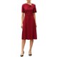 thumbnail image 1 of Vestido de Trabajo INSPIRE CHIC para Mujeres Vestidos Elegantes de Negocios Midi de Manga Corta en Línea A M Rojo, 1 of 6