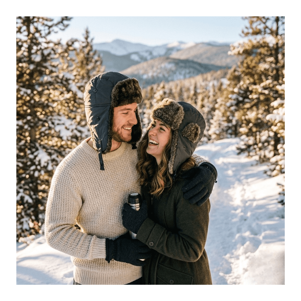 Genérico - Gorro Ruso Unisex De Lona Parka Calido Termico