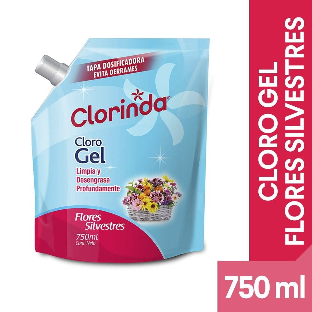 Cloro Gel Flores Silvestres Doypack 750 ml Clorinda