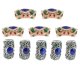 thumbnail image 3 of 10pcs DIY Dreadlock Cuentas Pelo Trenzado Tubos Alfileres Anillos Brazalete Clips Joyería, 3 of 5