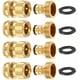 thumbnail image 1 of Conector rápido para manguera de jardín Kesfitt de latón macizo 3/4 GHT, 1 of 7