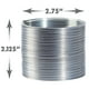 thumbnail image 2 of Juguete de primavera Slinky original Just Play metal, 2 of 2