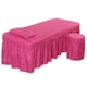 thumbnail image 5 of SPA Mesa De Masaje Juego De Ropa De Cama Falda De Cama Funda De Almohada Funda De Taburete Rose Red-L, 5 of 5