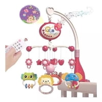 Shop E-Home - Móvil Giratorio Para Cuna Con Control Color Cereza