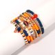 thumbnail image 5 of Pulsera NVENF Football Heishi de arcilla con cuentas elásticas – Pack de 7, 5 of 6