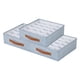 thumbnail image 1 of Caja de Almacenamiento Compartimentada, Contenedor de Tela para Armario, Cesta de Almacenamiento Plegable para Organizar Ropa Azul Claro-20 cuadrícula, 1 of 6