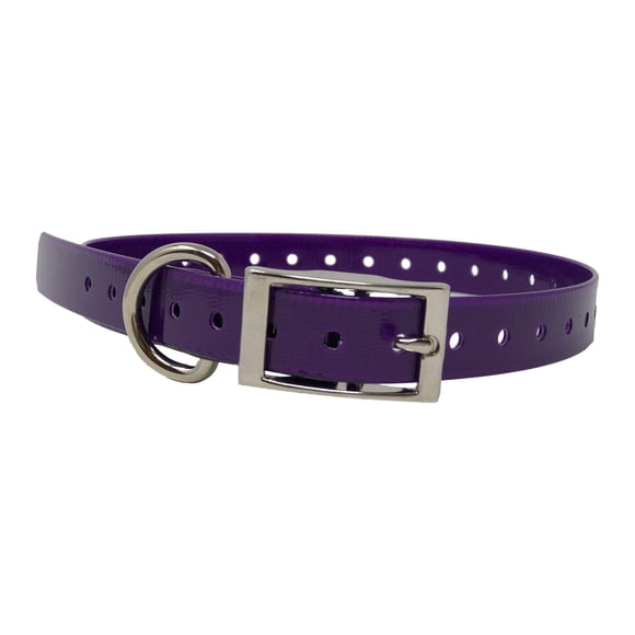Correa de repuesto para collar de mascota de 3/4 de pulgada de ancho - Morado