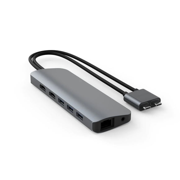 Hub USBC HyperDrive VIPER 10 en 2 Space Gray Adaptador