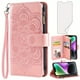 thumbnail image 1 of Premium Leather Credit Card Holder Phone Case for Apple iPhone 6/7/8/SE/X/XR/XS/11/12/13/14 Pro Max 5G/7Plus/8Plus/SE2016/SE2022/Promax+ 2nd/3rd, 1 of 3
