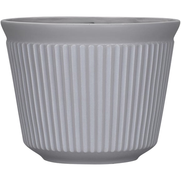 Maceta L&G Finola, cemento de poliresina, 23,7 x 30,5 x 30,5 cm