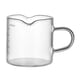 thumbnail image 1 of Café De Vidrio Que Mide La Copa De Leche Doble Boca Y Escala De Vino Taza De Onza De Café 75ml, 1 of 5