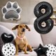 thumbnail image 4 of Juego de Globos Antwhale Huella de Pata de Mascota en Negro y Blanco, 4 of 4