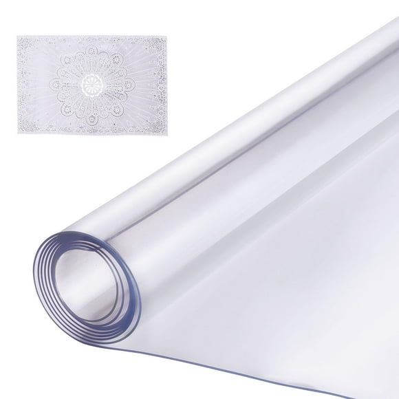 Mantel VEVOR de plástico, 36 x 54 cm, 1,5 mm de grosor, PVC transparente