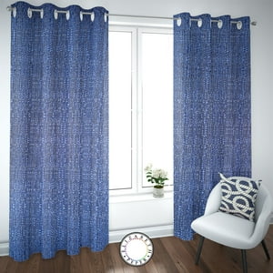 Elizabeth Peper - Set De Cortinas Hogar 2 Paños De 140X220 Cm Azul