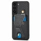 thumbnail image 4 of Funda Resistente para Samsung Galaxy S22 con Tarjetero y Soporte, Diseño Magnético Negro, 4 of 5