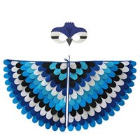 Sm - Disfraz Infantil Cosplay Pajaro Ave Azul Niños Juegos Rol