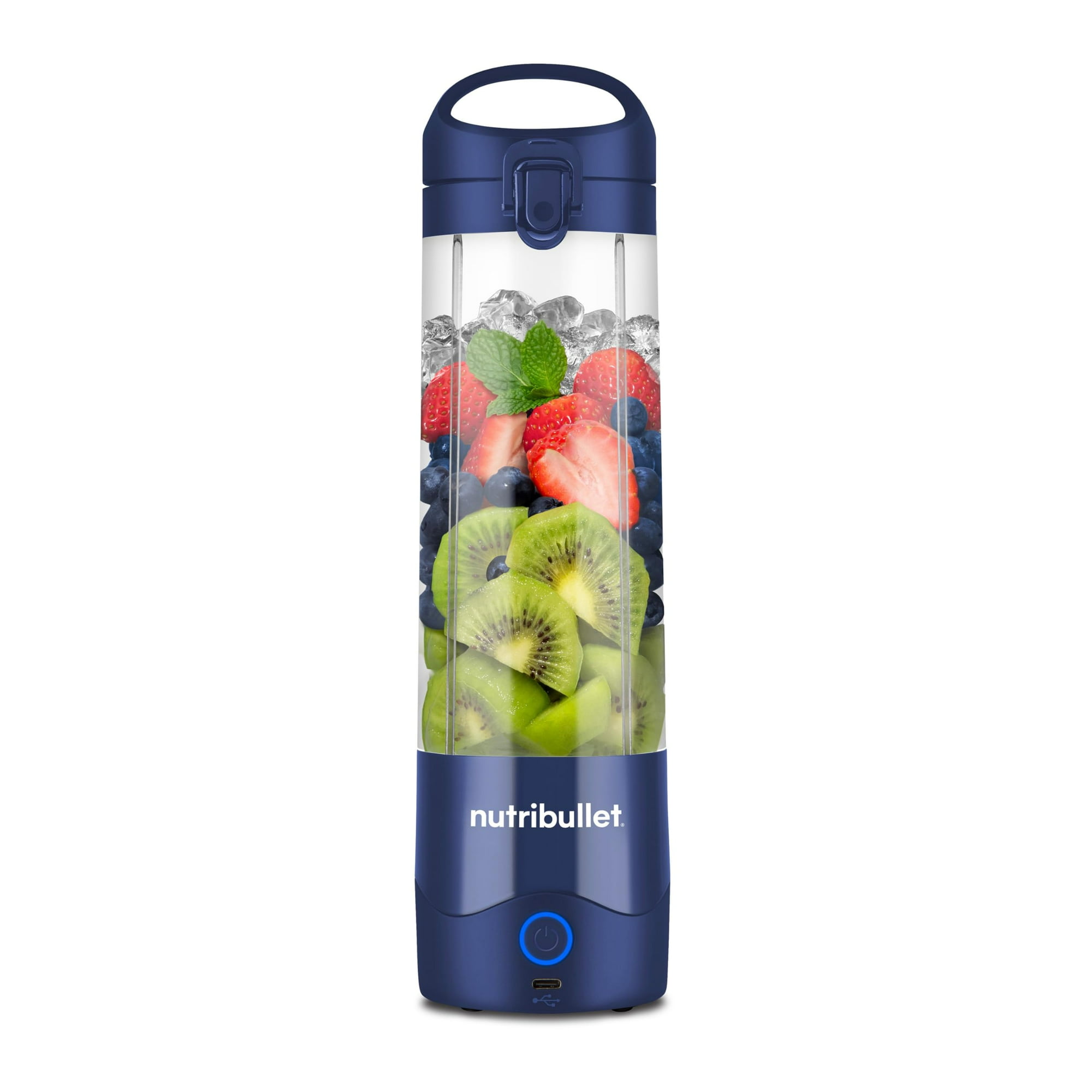Licuadora Portátil Nutribullet Nbpb50100nb 600ml Usb-c Azul Marino