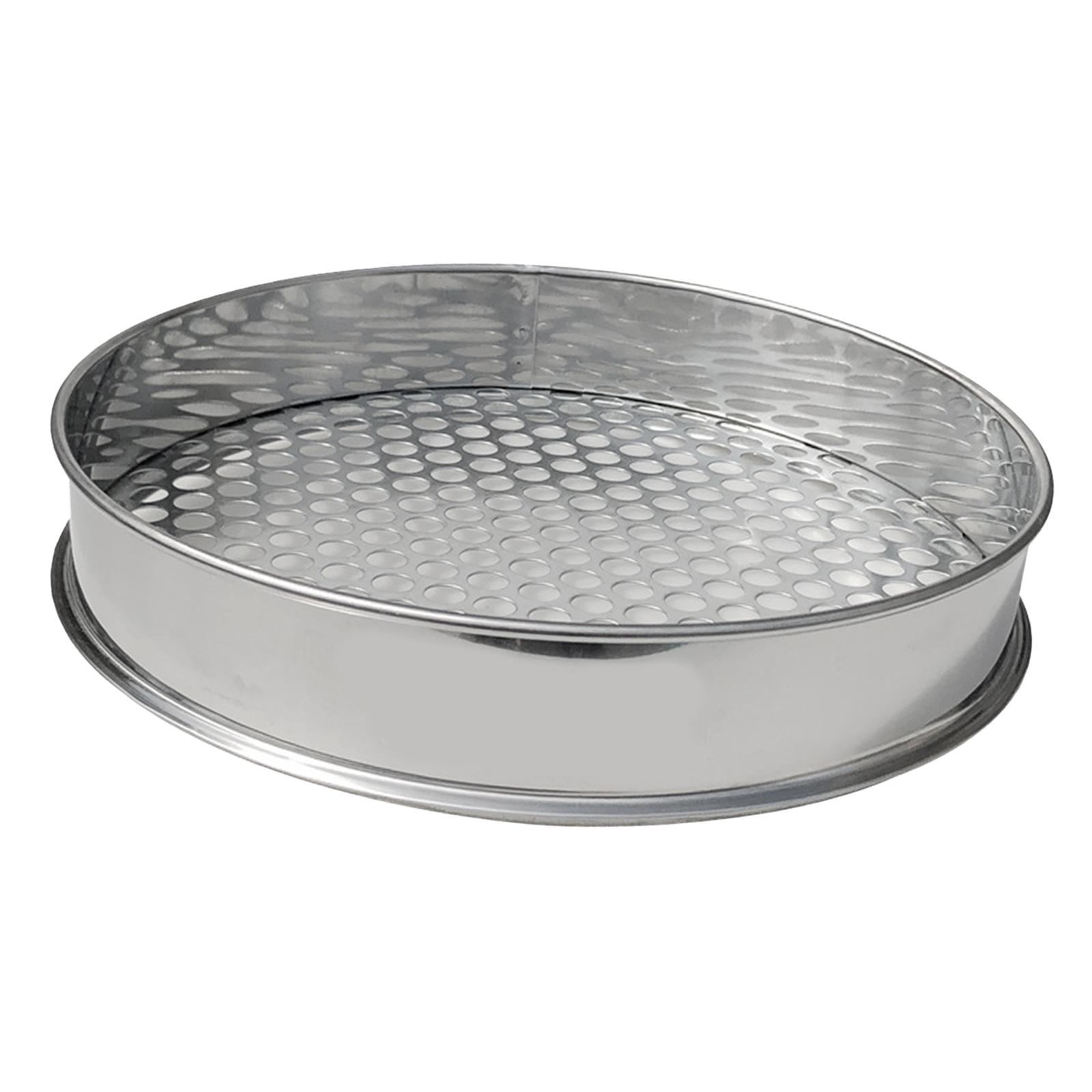 Magideal - Jardín De Acero Inoxidable Criba Suelo Criba Malla Herramienta De Jardinería Accesorio Para Plantas Función Eficiente Adecuado Para 15 Mm