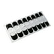 thumbnail image 1 of Tiras De Esmalte De Uñas De Gel Curado, Pegatinas Para Niñas, Tiras De Esmalte De Uñas De Salón, Color Negro, 1 of 3
