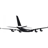 Rienda Libre Graphics - Decomural Jumbo Jet Passenger Airplane Ws-18653