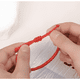 thumbnail image 2 of Pulsera hilo pack 2 protección y suerte ajustable Rojo, 2 of 3