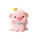 thumbnail image 2 of Hucha De Cerdo, Tarro De Dinero Decorativo, Adorno De Escritorio Para Dormitorio, Oficina, Niños, Cerdo Con Ojos Abiertos Medianos, 2 of 3